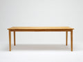 Banc 190×38×46 cm - bois chêne clair - assise rectangulaire et lignes naturelles pour salle à manger